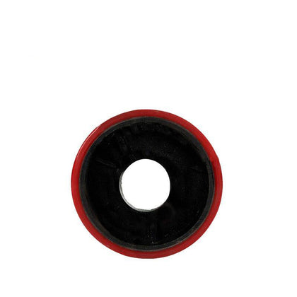 4-дюймовый полиуретановый самоустанавливающийся ролик из полиуретана с противоскользящим бесшумным шкивом из ПУ с одиночным колесом