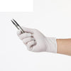 Одноразовые нитриловые перчатки (100 шт.) Тонкие водонепроницаемые противоскользящие и маслостойкие лабораторные промышленные перчатки для чистки размера S, белые
