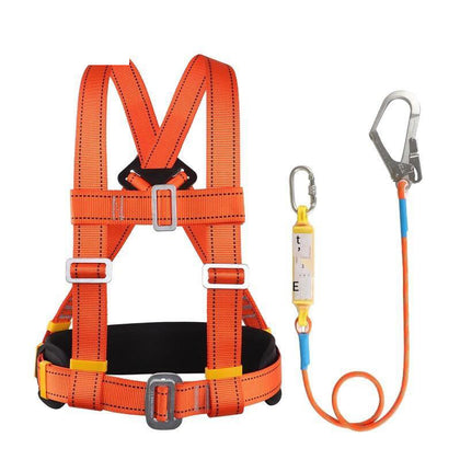 Ремень безопасности для работы на высоте, страховочный трос, половина ремня безопасности, защита талии, трехточечный ремень электробезопасности, одинарный крючок, 3 м и буферная сумка