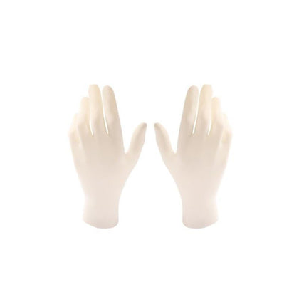 20 Pairs / Bag Disposable Rubber Gloves Powder Free Cream White Gloves