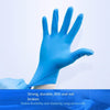 Синие одноразовые перчатки из нитрилового каучука, размер L, маслостойкие, водонепроницаемые, нескользящие защитные перчатки, без пудры, чистящие перчатки