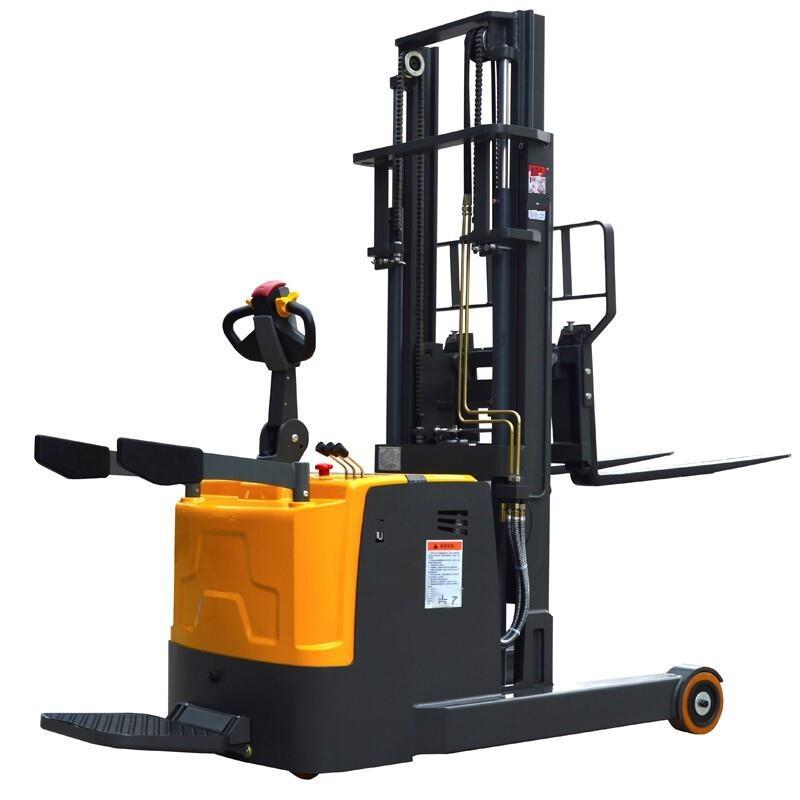Electric Forklift Forward Stacker Hydraulic Pallet Lifting Carrier Electric Lifting Loader Stacker Forklift Load 1.5t Rise 1.6m