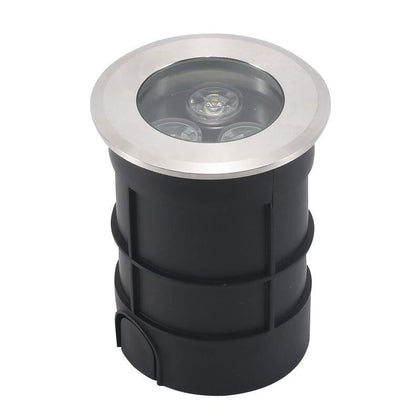 Светодиодная маленькая встраиваемая лампа из нержавеющей стали, уличная встраиваемая водонепроницаемая маленькая встраиваемая лампа 62*80 мм, теплый свет, 12 В