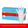 6 пакетов, одноразовые перчатки из ТПЭ, большие утолщенные длинные матовые противоскользящие кухонные перчатки для выпечки, 100 шт.