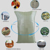 50*80 см, 100 шт., серо-зеленый, влагостойкий, водонепроницаемый тканый мешок, сумка для переезда, сумка из змеиной кожи, сумка для экспресс-упаковки, сумка для упаковки, мешок для чистки мусора
