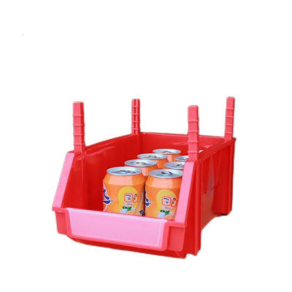 Красная коробка для деталей Утолщенная коробка для деталей Комбинированная коробка для винтов Ящик для хранения инструментов Пластиковая коробка Полка X3 (1 коробка из 10 штук) 350*200*150 мм
