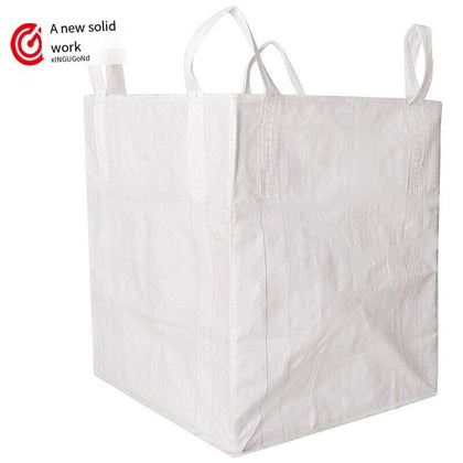 ZH2304 Белый 4-тонный мешок-контейнер с тканой переплетной тканью с плоским дном и заглушкой 90 * 90 * 110