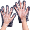 10 пакетов, одноразовые утолщенные полиэтиленовые перчатки, прозрачные водонепроницаемые защитные перчатки для дома и общественного питания, 100 шт./пакет, один размер