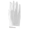 6 упаковок антистатические перчатки Перчатки с двусторонней полоской Перчатки без пыли Защита от вентиляции Перчатки для охраны труда 10 пар/упак. Средний размер