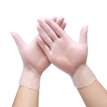 5000 шт. одноразовые перчатки из ПВХ, пленочные пластиковые прозрачные перчатки, полиэтиленовые перчатки из ТПЭ