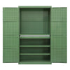 Шкаф для инструментов для тяжелого оборудования Шкаф для отделки Шкаф для хранения инструментов в мастерской Подвесная пластина Стальной шкаф Зеленый C3182