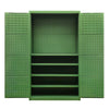 Шкаф для инструментов из тяжелого металла Шкаф для отделки Мастерская Ящик для инструментов Шкаф для хранения Подвесная пластина Стальной шкаф для хранения Станок Зеленый