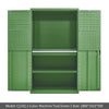 Шкаф для инструментов из тяжелого металла Шкаф для отделки Мастерская Ящик для инструментов Шкаф для хранения Подвесная пластина Стальной шкаф для хранения Станок Зеленый C2142