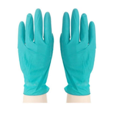 Нитриловые синие перчатки с защитой от брызг, утолщенные, износостойкие, удобные и дышащие, одна коробка