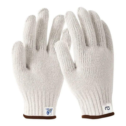 120 пар перчаток для охраны труда, перчатки из плотной хлопчатобумажной пряжи, противоскользящие и износостойкие белые перчатки