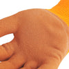 10 пар нитриловых полиуретановых оранжевых термозащитных перчаток свободного размера, вспененных латексных перчаток, строительных защитных перчаток