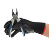 12 пар черных нитриловых защитных перчаток свободного размера, противоскользящие, маслостойкие, кислото- и щелочестойкие, строительные защитные перчатки