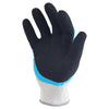 12 пар двухслойных латексных пропитанных черных защитных перчаток свободного размера, вспененных матовых перчаток, строительных защитных перчаток