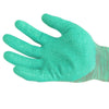 12 пар латексных зеленых защитных перчаток свободного размера от морщин, защитные перчатки для сайта