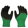 12 пар зеленых нитриловых полиуретановых перчаток свободного размера, защитных перчаток из пеноматериала, латексных перчаток, противоскользящих дышащих строительных защитных перчаток