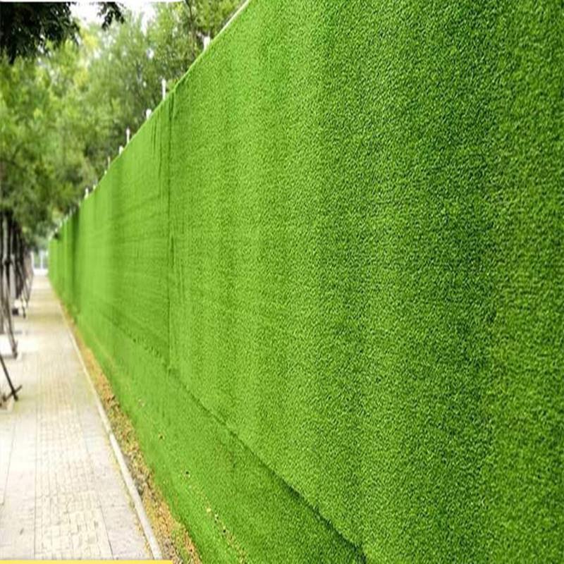 6 Pieces Artificial Turf Carpet Plastic Turf Artificial Turf Roof Balcony Fence Safety Net Artificial Turf Ground Mat Width 2m 1cm Thick no Back Glue