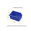 Коробка для деталей № 4, 10 шт., синяя, 140*105*75, комбинированная коробка для винтов, ящик для хранения инструментов, пластиковая полка для коробок