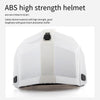 Складной защитный шлем для рабочего на стройке, шапка для предотвращения столкновений, строительство, национальный стандарт, электрик, утолщенный рабочий шлем из АБС, белый 