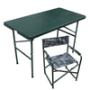 Складные столы и стулья для улицы, 1,2 м, командный выдувной стол, военный зеленый цвет, один стол и четыре стула