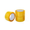 5 рулонов уплотнительной ленты, прозрачная желтая уплотнительная лента для экспресс-упаковки, рулон 55 мм * 150 м/рулон, высокая вязкость, полный метр