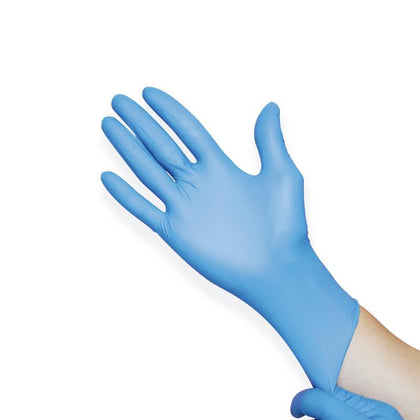 100 шт./кор. синие перчатки размера M, одноразовые нитриловые перчатки, перчатки без пудры
