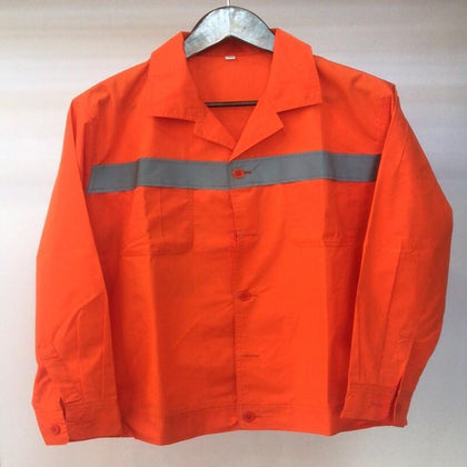 Оранжевая светоотражающая рабочая одежда свободного размера