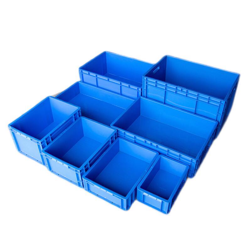 Plastic Turnover Box Logistics Transfer Box  Warehouse Workshop Plastic Box Transport Storage Box  600 * 400 * 340 mm (blue)