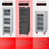 Промышленный влагостойкий шкаф, 320 л, черный, относительная влажность 10% ~ 20%, шкаф для хранения электронных деталей, низкотемпературная сушильная печь для чипов