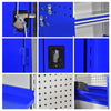980*900*400 мм Шкаф для инструментов из тяжелого металла, утолщенный шкаф из листового железа, ящик для инструментов, шкаф для хранения с ящиком, синее двойное ведро