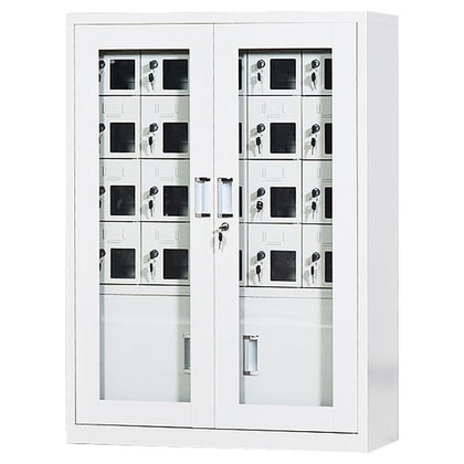 1136*725*350 мм 20-дверный зарядный шкаф Стеклянная дверь Интеллектуальный зарядный шкаф Шкаф для хранения USB-зарядки Шкаф для хранения в конференц-зале