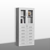 10 Bucket Single Row Thickened Cabinet Office Multi-layer Storage Material Cabinet With Lock Multi Bucket File Cabinet File Iron Drawer Cabinet