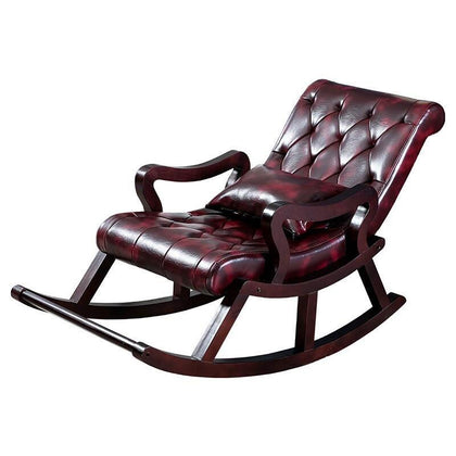 Кресло-качалка для взрослых, скандинавское бытовое кресло-качалка из массива дерева, одиночный диван, кресло с откидной спинкой, кресло для взрослых, кресло для пожилых людей, гостиная, балкон, кресло для отдыха, ленивое кресло для отдыха