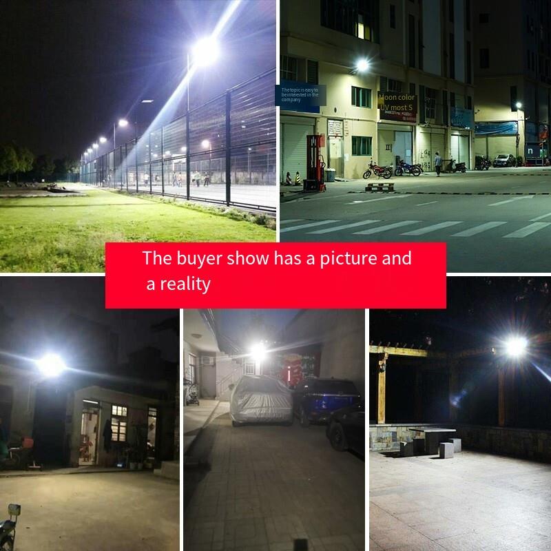 Solar Lamp Street Lamp Household Outdoor Waterproof LED Projection Lamp Remote Control Light Courtyard Lamp Bead Lighting Bright Model Remote Control