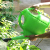 10 Pieces Thickened Sprinkling Kettle Large Watering Spout Plastic Watering Kettle Long Spout Sprinkling Kettle Horticultural Watering Pot Household Watering Pot 2.5L Green Belt Cover