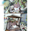 Качели, подвесное кресло, уличные качели, подвесное кресло для двора, уличное железное художественное семейное кресло-качалка для взрослых, двойное кресло-качалка цвета хаки