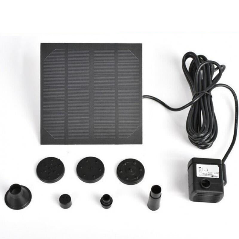 Rockery Pool Solar Water Pump Solar Fountain Garden Pond Viewing Decoration Fountain Brushless Water Pump