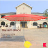 Big Umbrella Outdoor Stall Square Sunshade Sun Umbrella Big Umbrella Inclined Umbrella Blue 2m Against The Wall And 1.5m Out Of Four Bones
