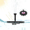 Солнечный фонтан Плавающий фонтан Лист лотоса Солнечный плавающий фонтан для распыления воды Мини Открытый пруд Рыбный пруд Лотосная пластина без батареи