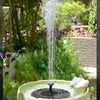 Солнечный фонтан с водяным насосом, наружная циркуляция, бытовой пейзаж, сад, фонтан постоянного тока, рокарий, пруд с рыбой, аэрация, микроплавающий насос (6 В / 1 Вт)