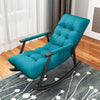 Скандинавский ленивый диван-качалка для взрослых, семейный одноместный балкон, гостиная, кресло для отдыха со спинкой, кресло с откидной спинкой, серый
