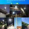 Солнечная лампа Уличный фонарь Бытовая уличная лампа для двора Дорожное освещение Водонепроницаемая молниезащита Светодиодная яркая энергосберегающая лампа Установка дорожного фонаря