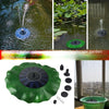 Солнечная водяная помпа, садовый циркуляционный насос для воды в скалистом пруду, 1,2 Вт, внешний тянущий фонтан
