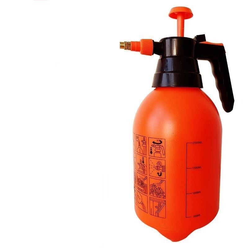10 Pcs Watering Pot Air Pressure Sterilizing Alcohol Special High Pressure Sprayer Horticultural Watering Kettle Bottle 2L Air Pressure Watering Pot Orange Belt Buckle
