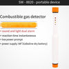 Детектор горючих газов Высокоточная сигнализация утечки природного газа Тестер концентрации газа SW-8820 (батарея № 5 + звуковая световая сигнализация)