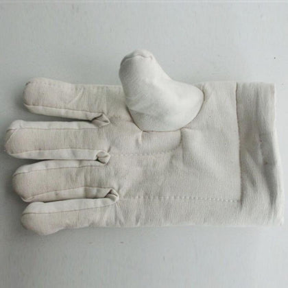 20 пар утолщенных хлопковых перчаток с пятью пальцами, термостойкие перчатки, теплоизоляционные и против ожогов, перчатки для выпечки в микроволновой печи 